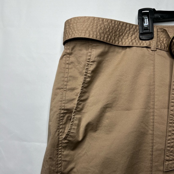 Ralph Lauren Women's Micro Sanded Twill Belted Wide Leg Pants Brown Size 20W - Picture 11 of 16